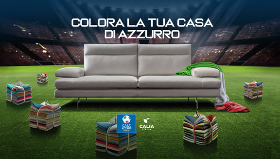 Promozione Divani Calia: Colora la tua casa di azzurro